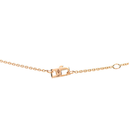 Louis Vuitton 18K Pink Gold Diamond Blossom BB Pendant Necklace 4 of 4