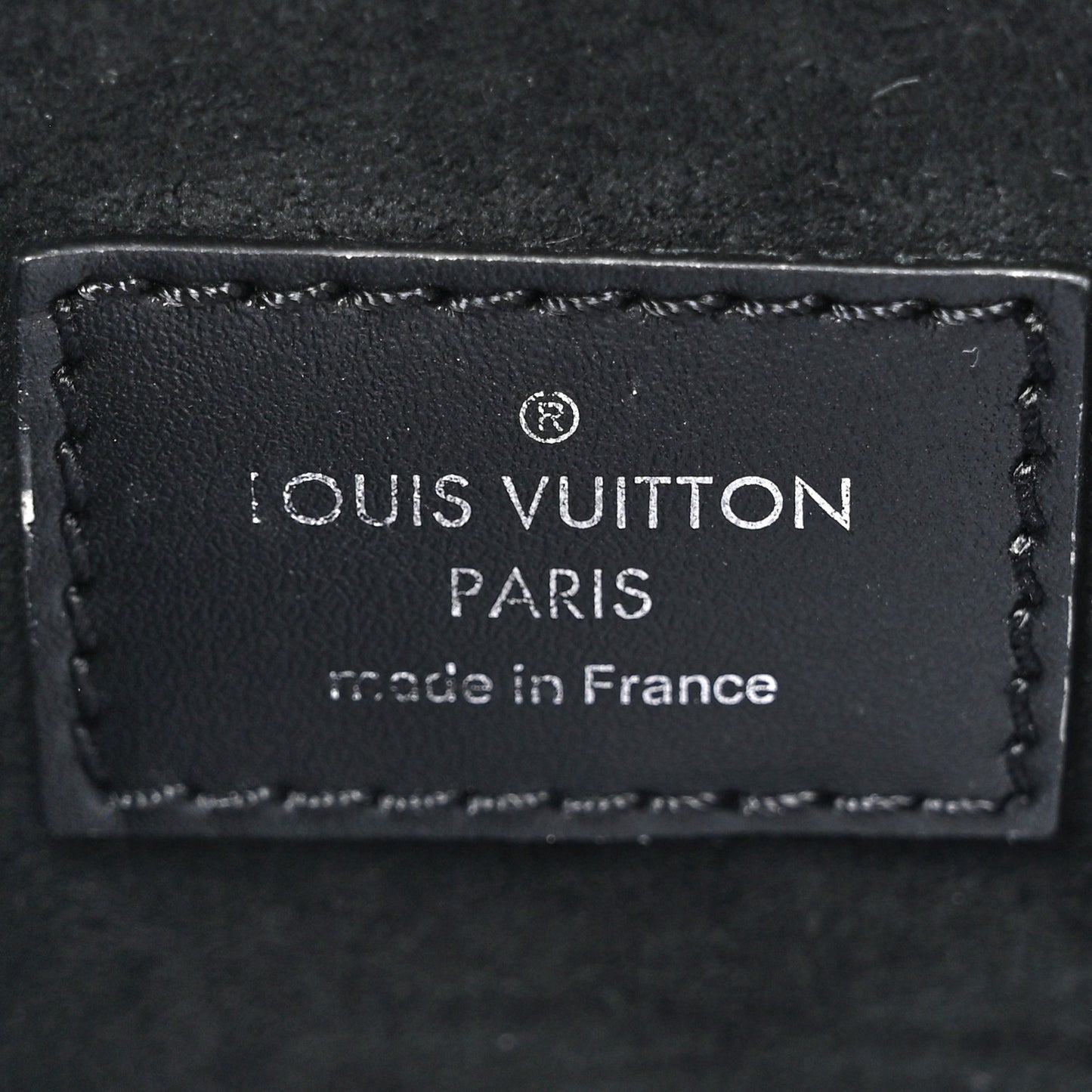 Calfskin Debossed Monogram Side Trunk Black