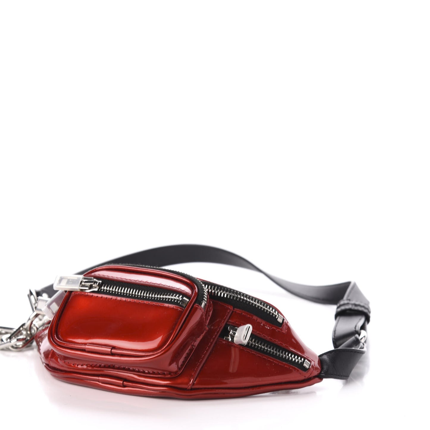 Patent Attica Mini Belt Bag Red