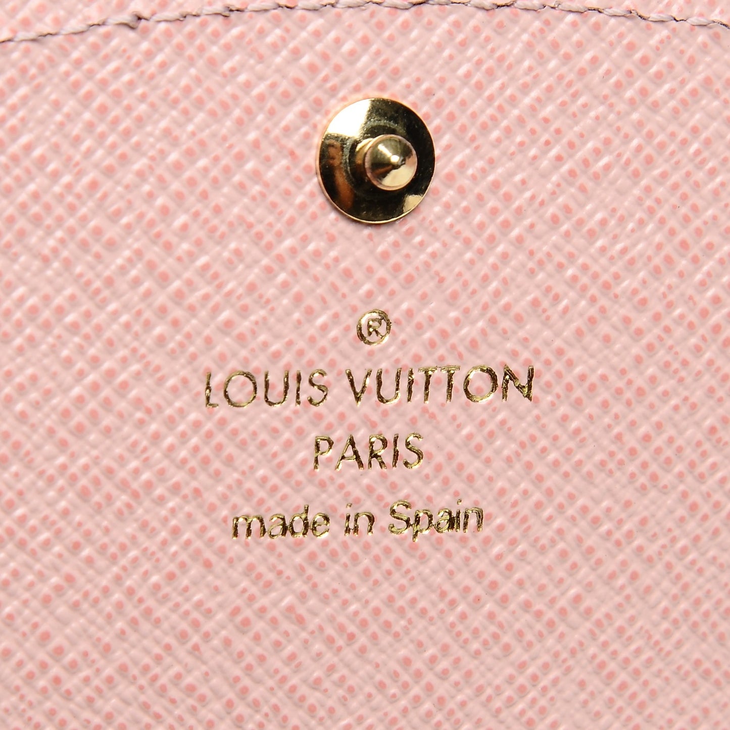 Damier Ebene Caissa Wallet Rose Ballerine