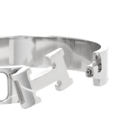 Hermes Enamel Narrow Clic Clac H Bracelet GM White 5 of 6