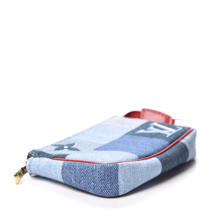 Louis Vuitton Denim Micro Pochette Accessories Denim Rouge 3 of 9