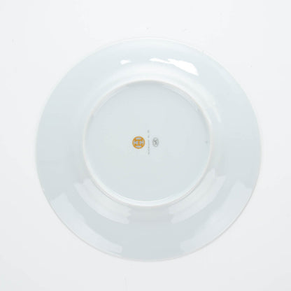 Hermes Porcelain Mosaique Au 24 Gold Dinner Plate Set of 2 2 of 9
