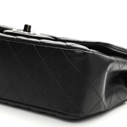 Chanel Lambskin Quilted Mini Rectangular Flap So Black 10 of 11