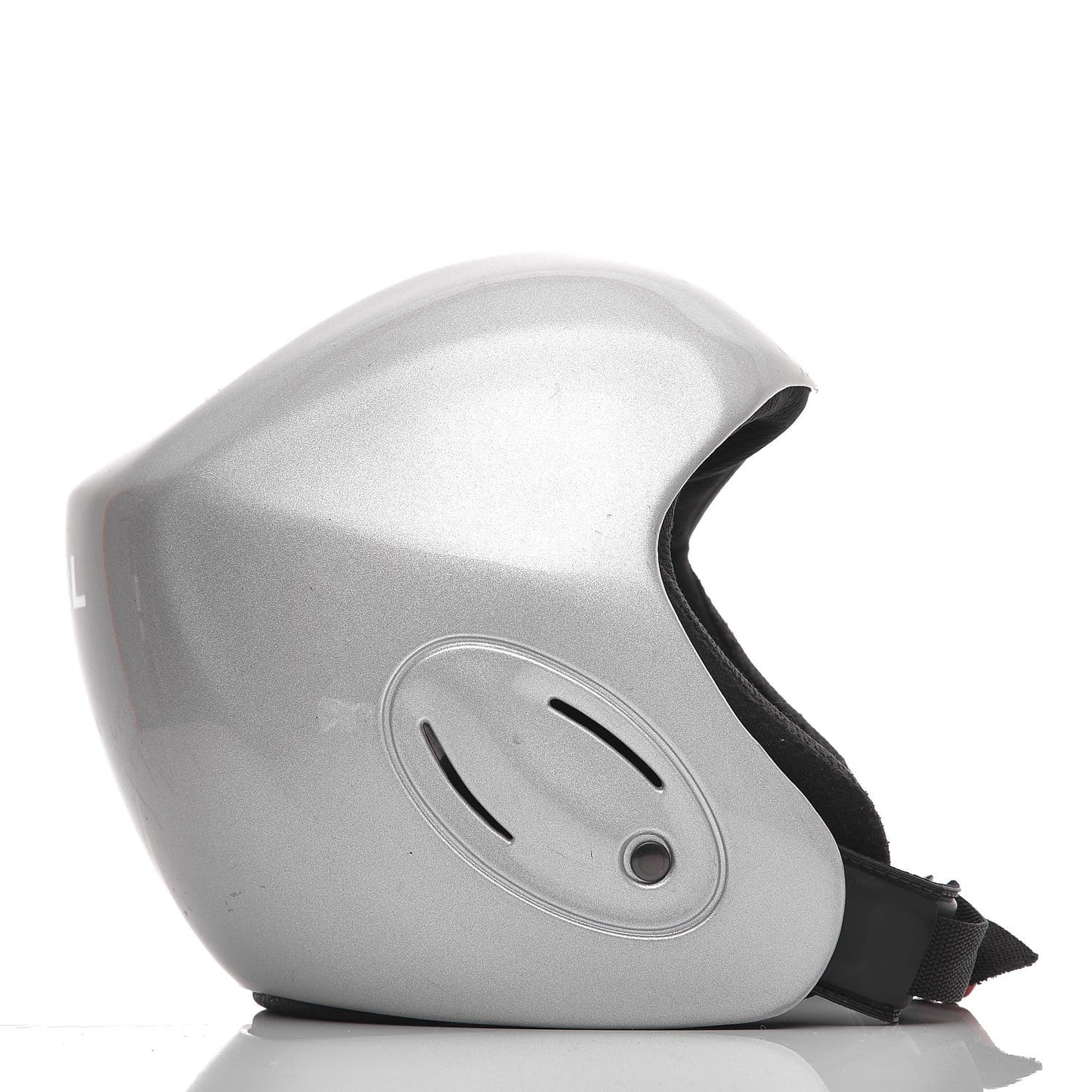Metallic Ski Helmet Grey