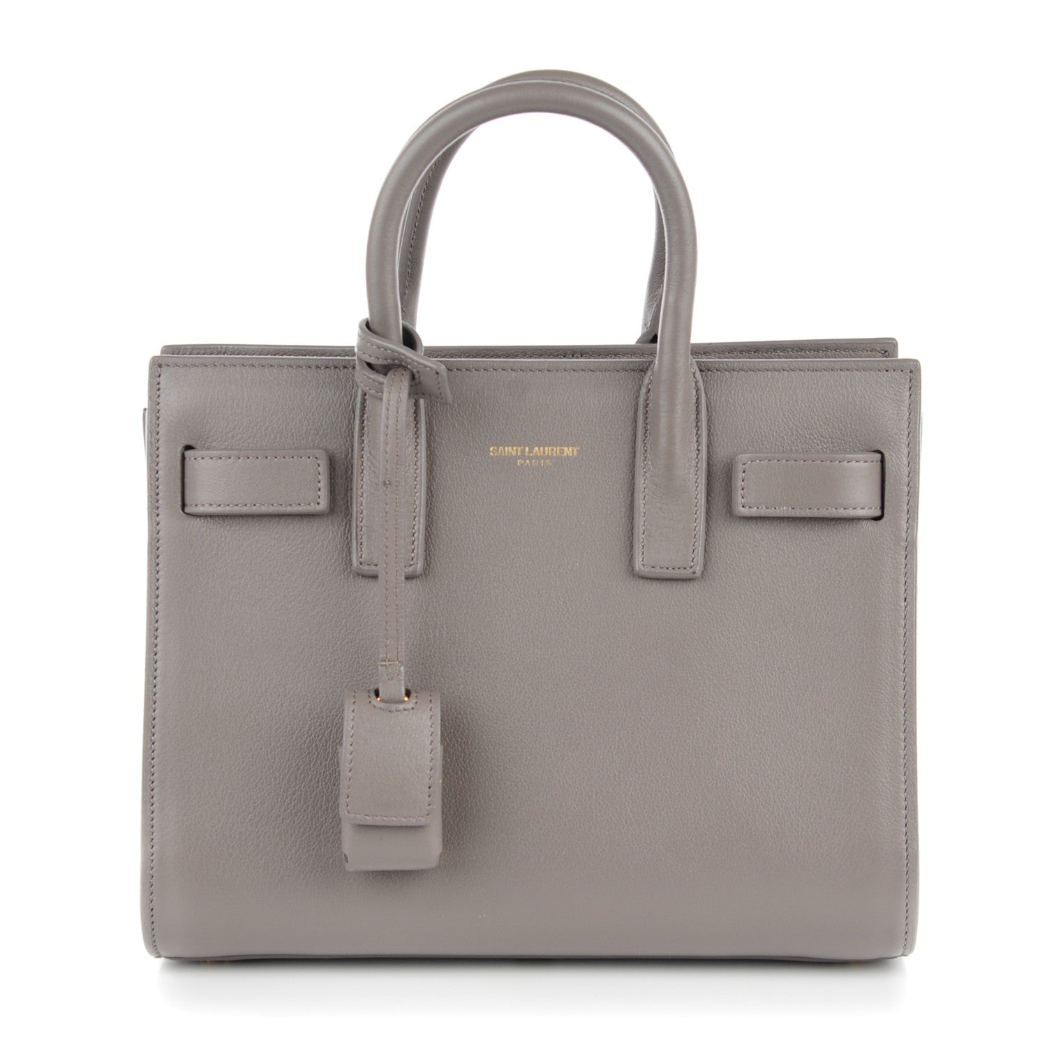 Saint Laurent Calfskin Nano Sac De Jour Fog 1 of 7