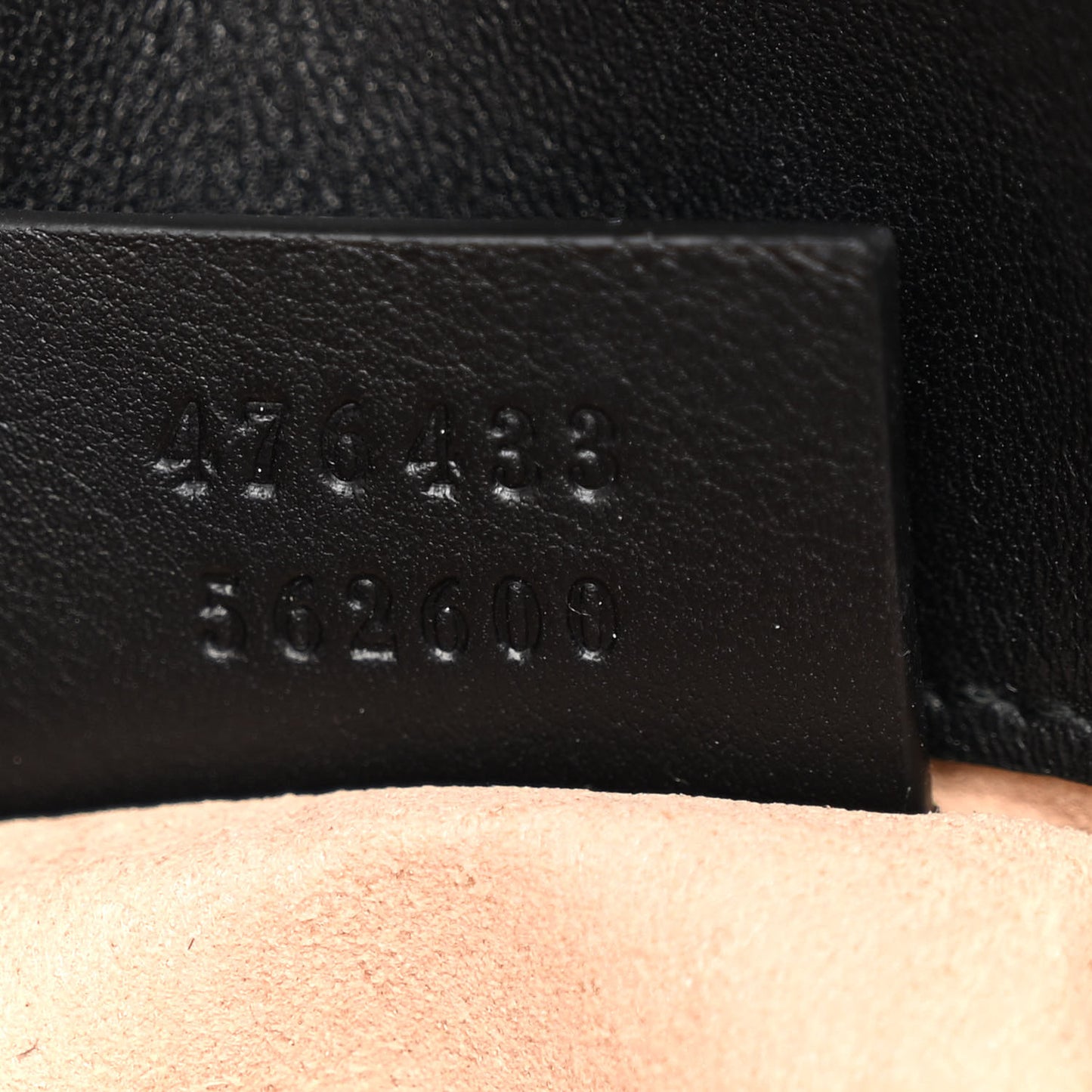 Calfskin Matelasse Super Mini GG Marmont Shoulder Bag Black