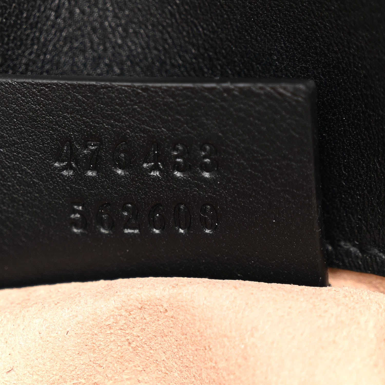 Gucci Calfskin Matelasse Super Mini GG Marmont Shoulder Bag Black 7 of 11