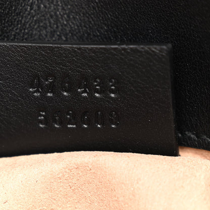 Gucci Calfskin Matelasse Super Mini GG Marmont Shoulder Bag Black 7 of 11