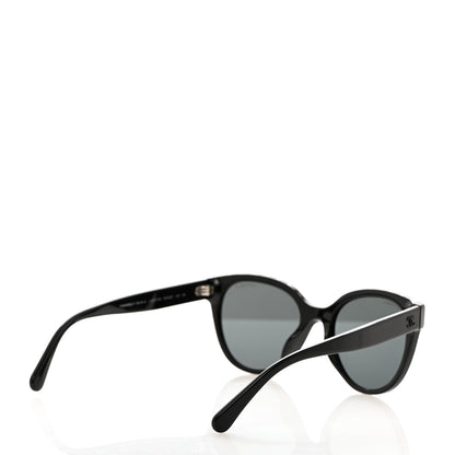 Chanel Acetate CC Butterfly Sunglasses 5414-A Black 4 of 9