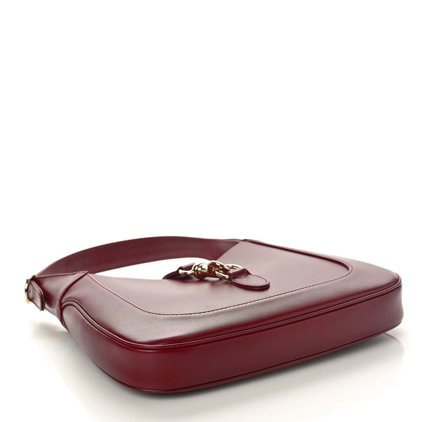Ancora Calfskin Small Jackie Shoulder Bag Rosso