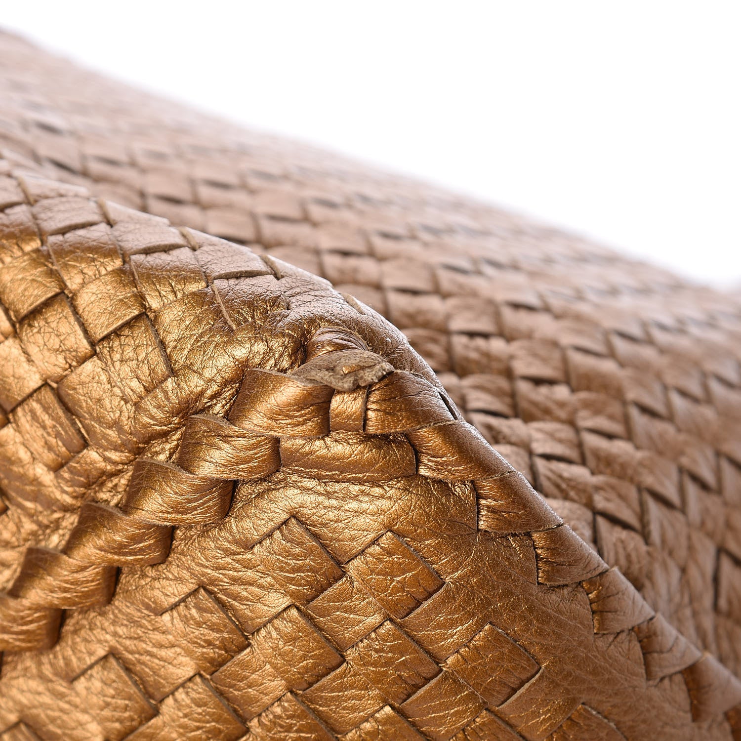 Bottega Veneta Cervo Intrecciato Shoulder Bag New Bronze 10 of 10