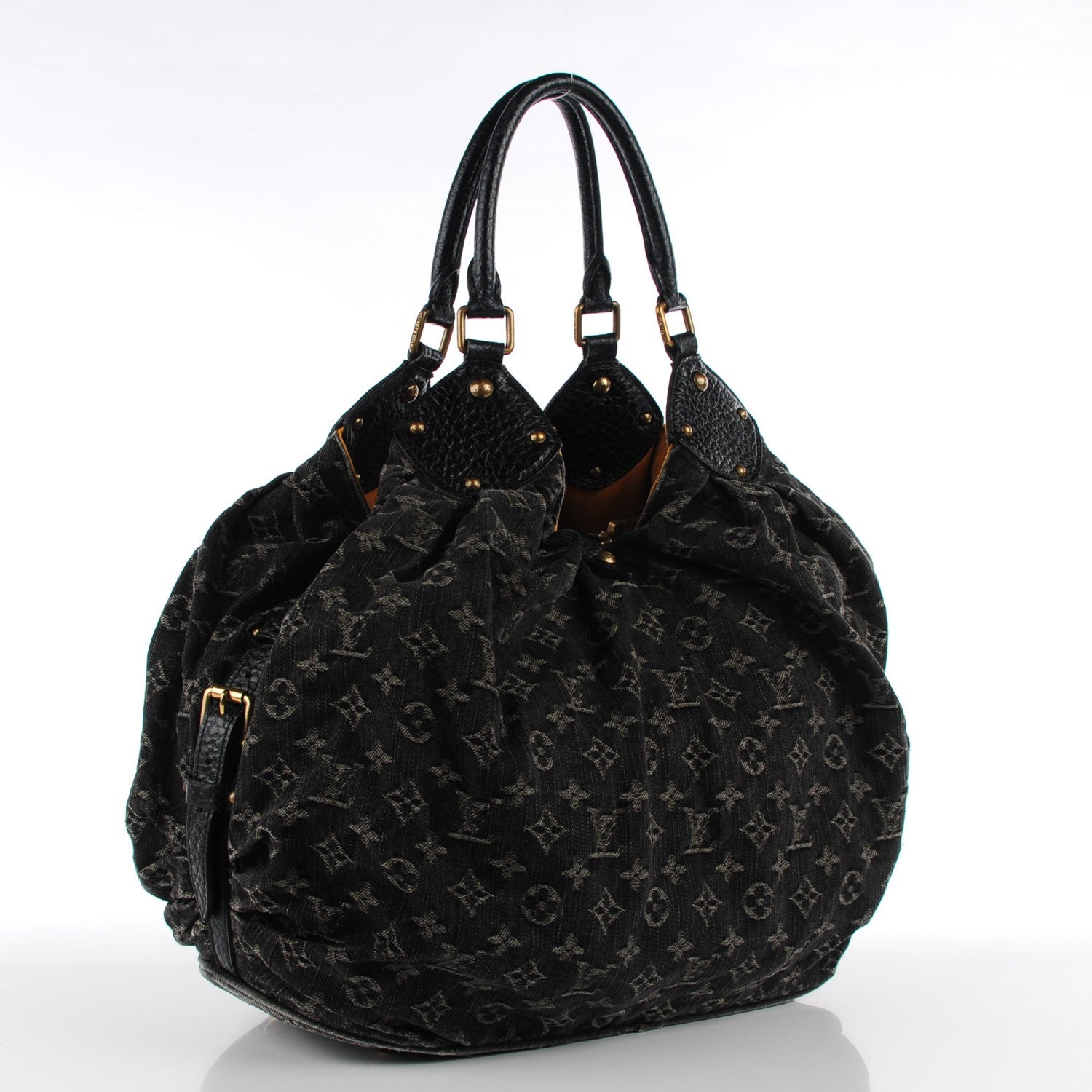 Louis Vuitton Denim Mahina XL Black 4 of 16