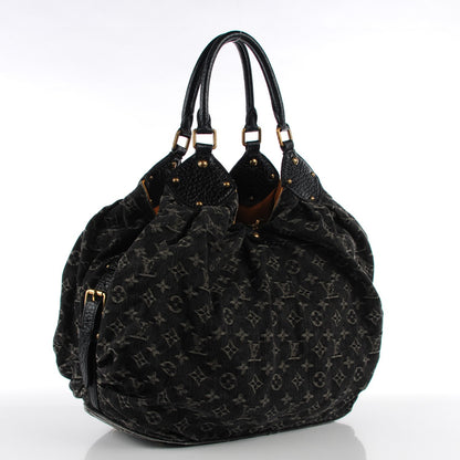 Louis Vuitton Denim Mahina XL Black 4 of 16