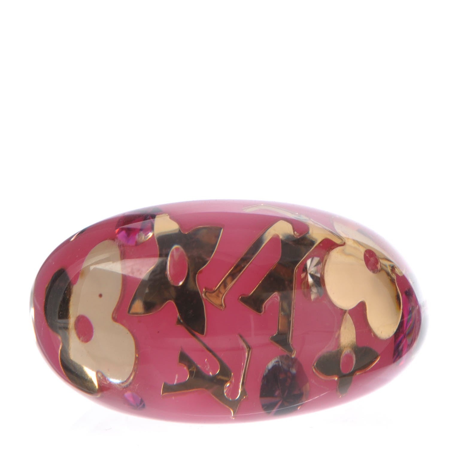 Louis Vuitton Resin Inclusion Ring 7 Framboise 1 of 4