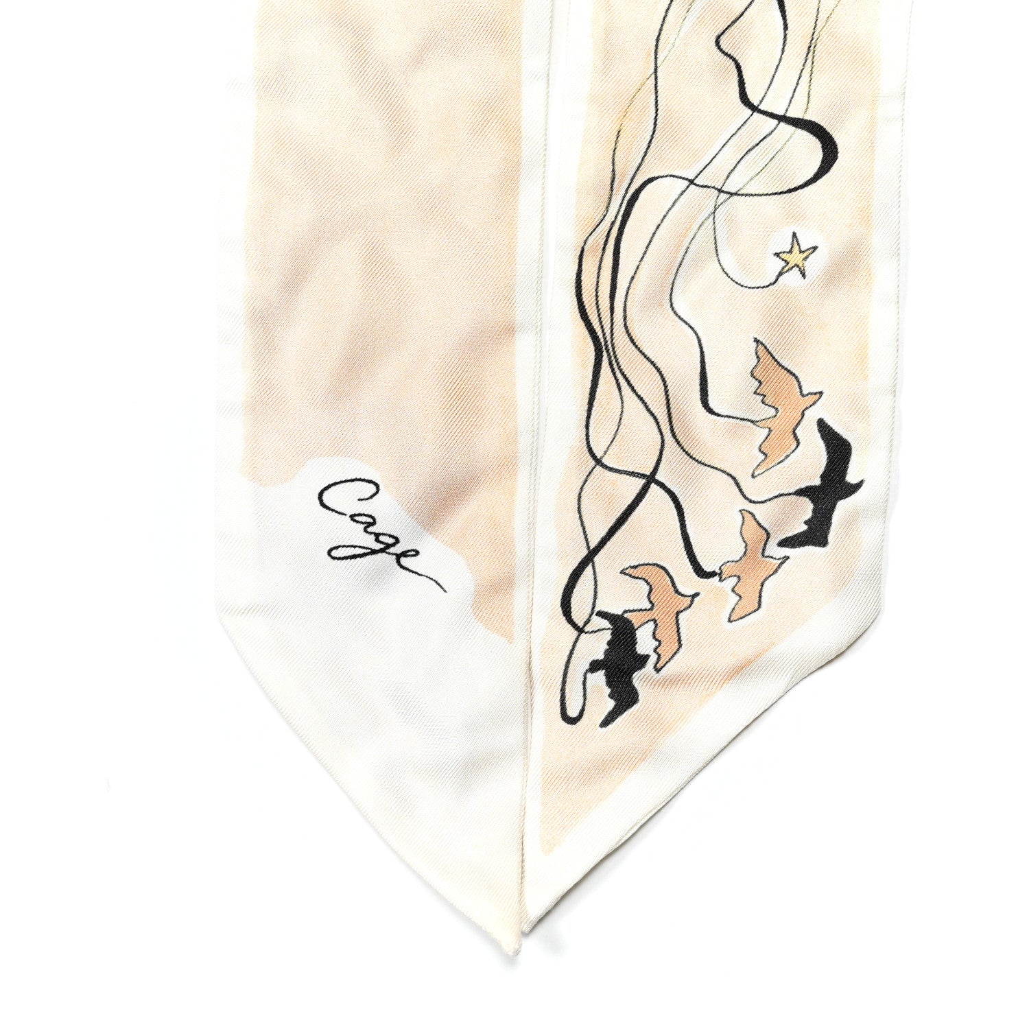 Christian Dior Silk Damier Mitzah Scarf 2 of 3