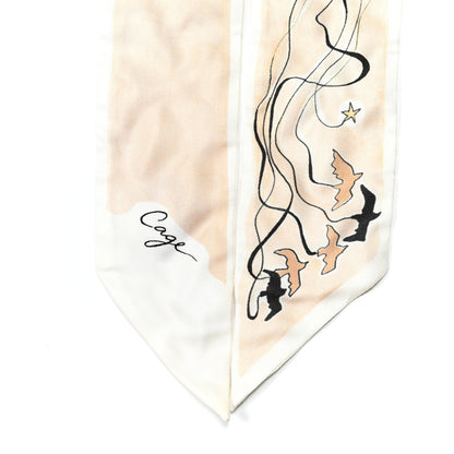 Christian Dior Silk Damier Mitzah Scarf 2 of 3