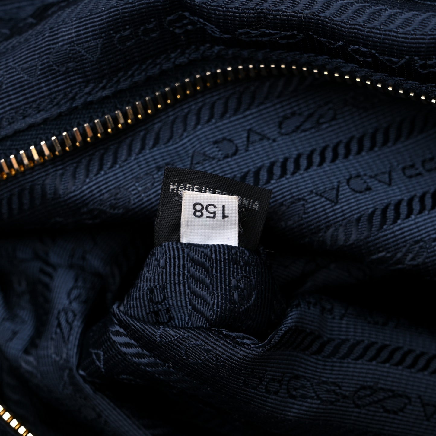 Tessuto Nylon Saffiano Tote Blue