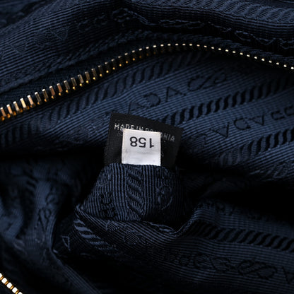 Prada Tessuto Nylon Saffiano Tote Blue 7 of 18