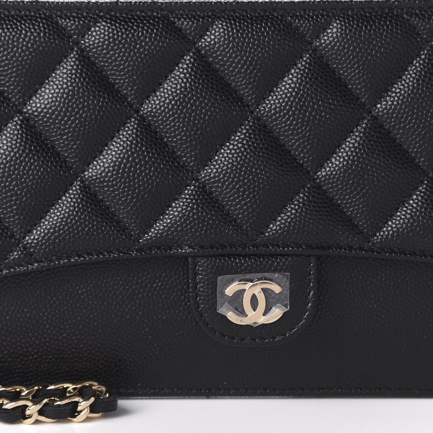 Chanel Caviar Quilted Classic Pouch With Handle Black 7 of 8
