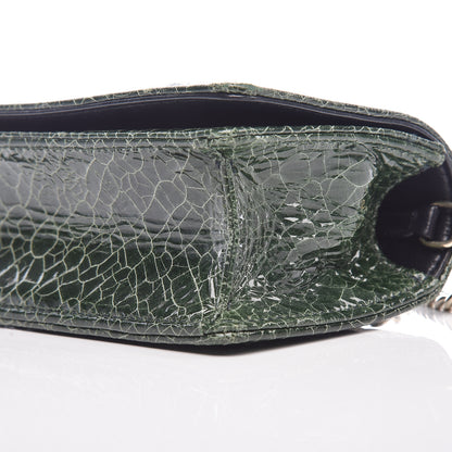 Christian Dior Ceramic Effect Deerskin Baby Diorama Flap Bag Green 14 of 15