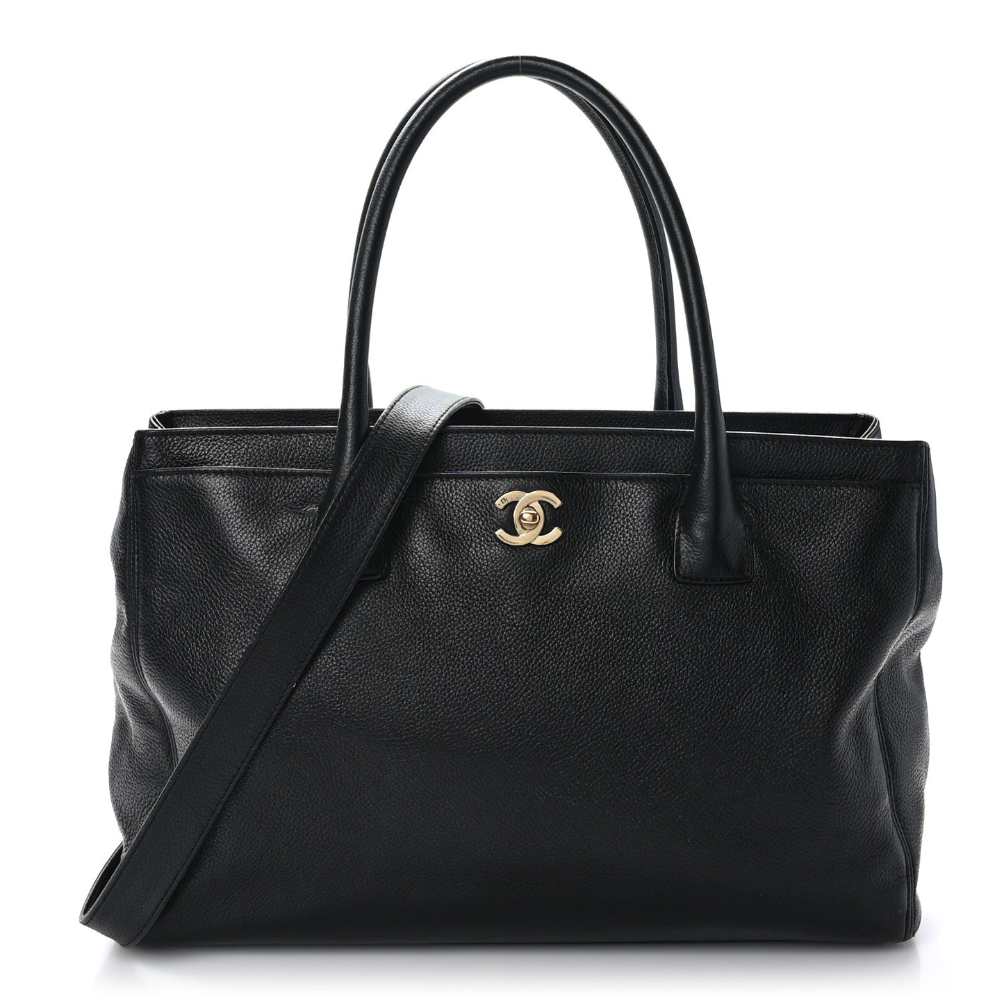 Deerskin Cerf Executive Shopper Tote Black