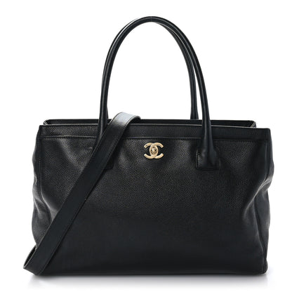 Chanel Deerskin Cerf Executive Shopper Tote Black 1 of 12