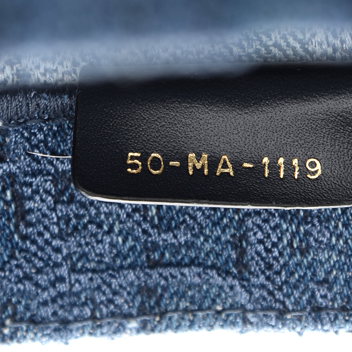 Christian Dior Oblique Denim Medium Book Tote Blue 7 of 9