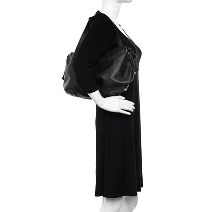 Bottega Veneta Nappa The Bulb Black 2 of 10