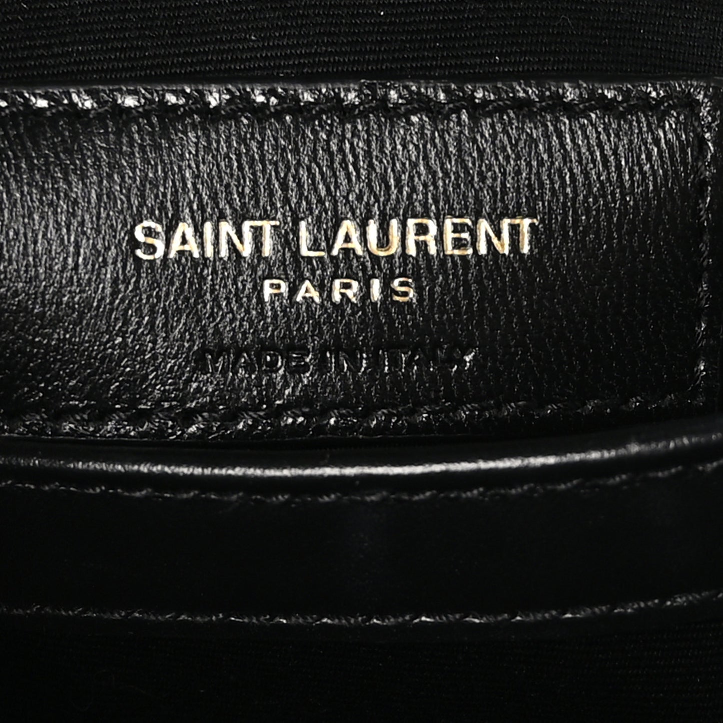 Calfskin Y Quilted Monogram Toy Loulou Crossbody Bag Black