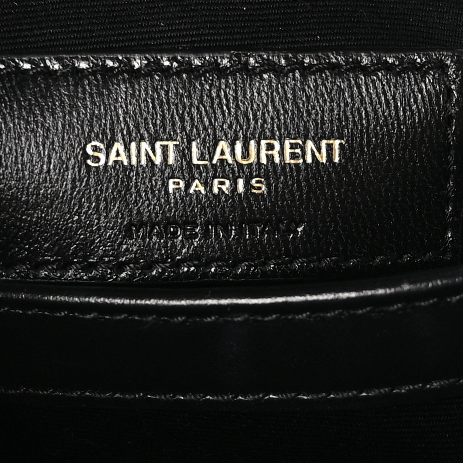 Saint Laurent Calfskin Y Quilted Monogram Toy Loulou Crossbody Bag Black 9 of 10