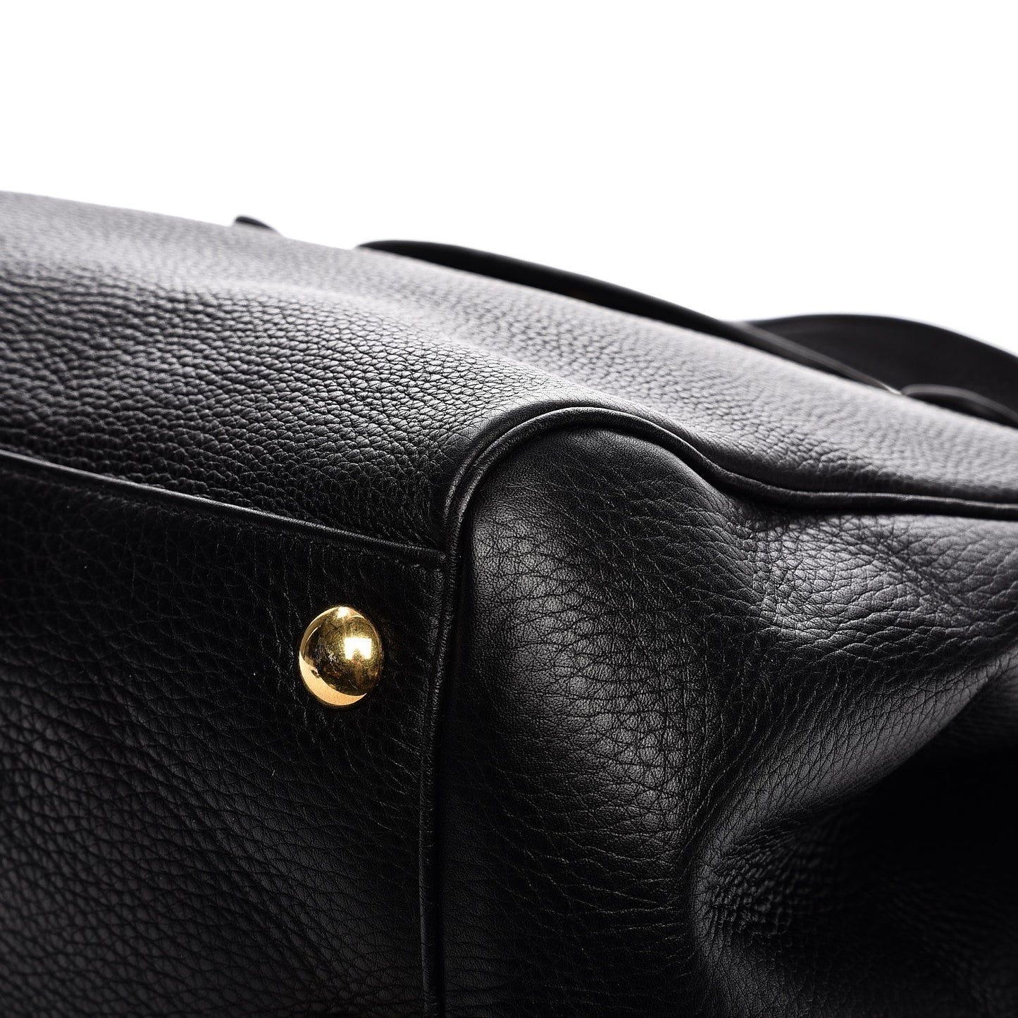 Pebbled Calfskin Medium 1973 Tote Black