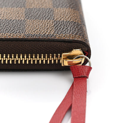 Louis Vuitton Damier Ebene Clemence Wallet Cherry 8 of 8