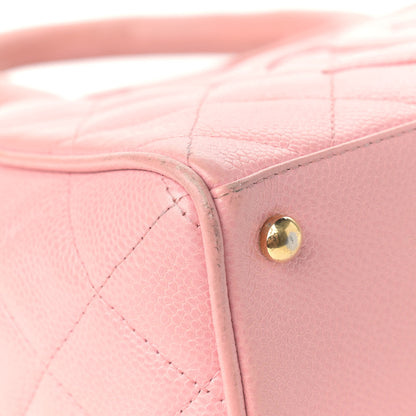 Chanel Caviar Quilted Small Bowler Pink 21 of 24