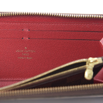 Louis Vuitton Damier Ebene Clemence Wallet Cherry 6 of 9