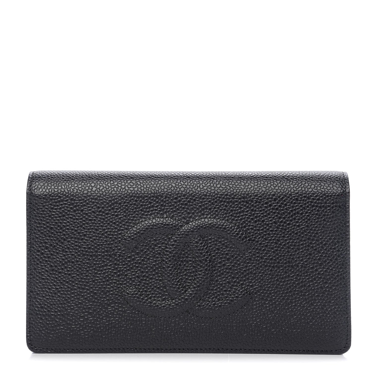 Chanel Caviar Timeless CC Yen Wallet Black 1 of 8