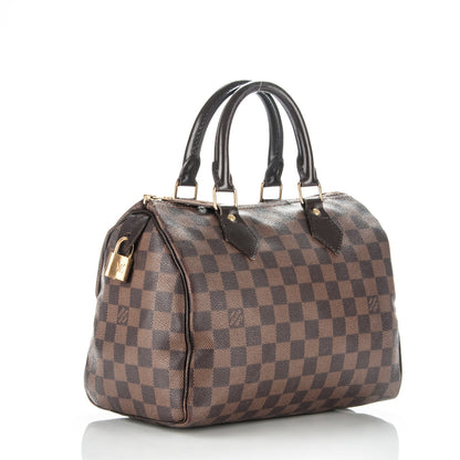 Louis Vuitton Damier Ebene Speedy 25 3 of 9