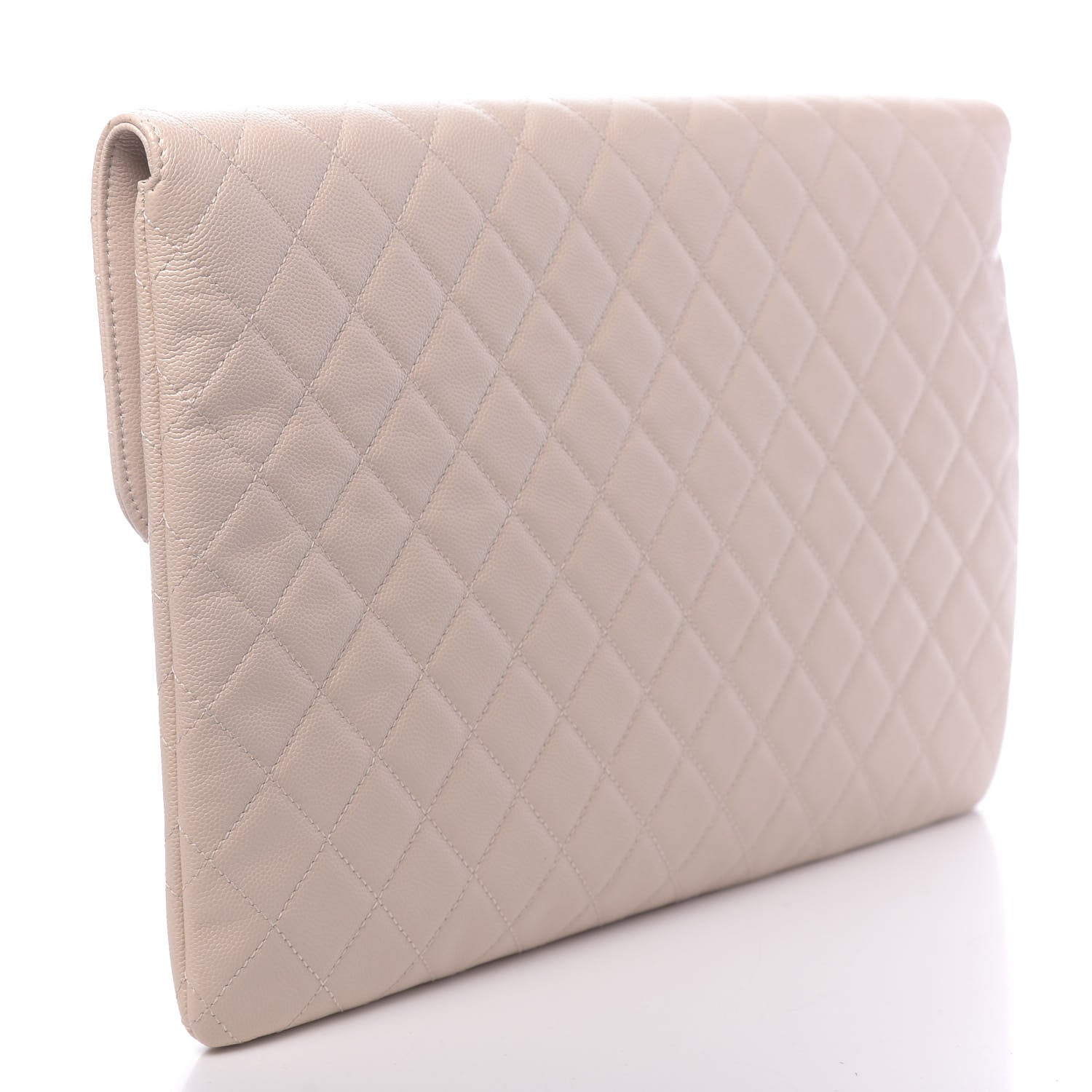 Chanel Caviar Quilted Large Golden Class Pouch Light Pink 3 of 10