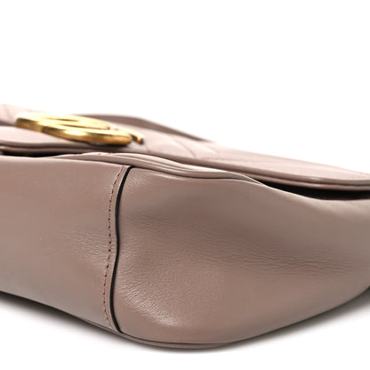Gucci Calfskin Matelasse Small GG Marmont Shoulder Bag Porcelain Rose 10 of 12
