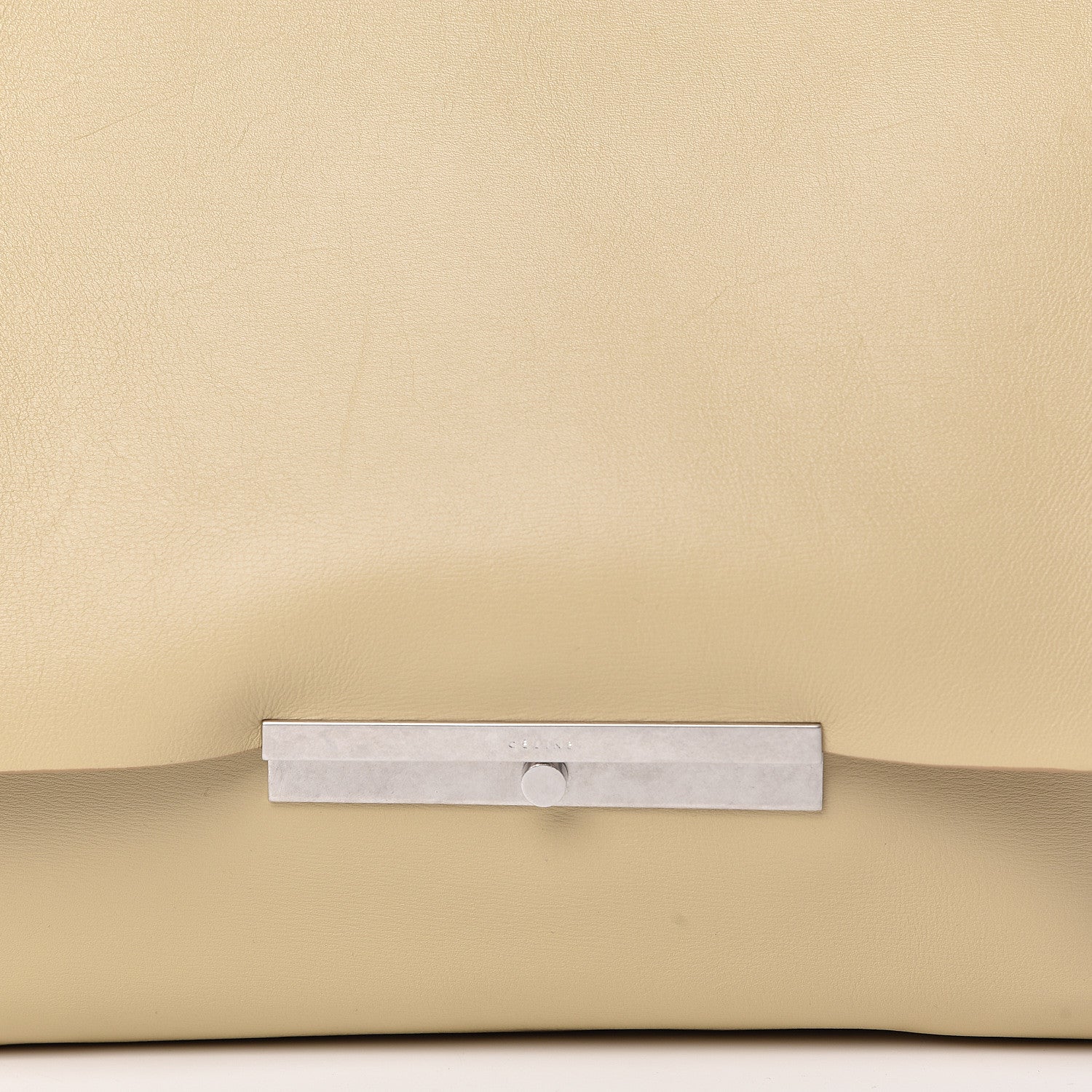 Celine Smooth Calfskin Blade Chain Flap Vanilla 9 of 14