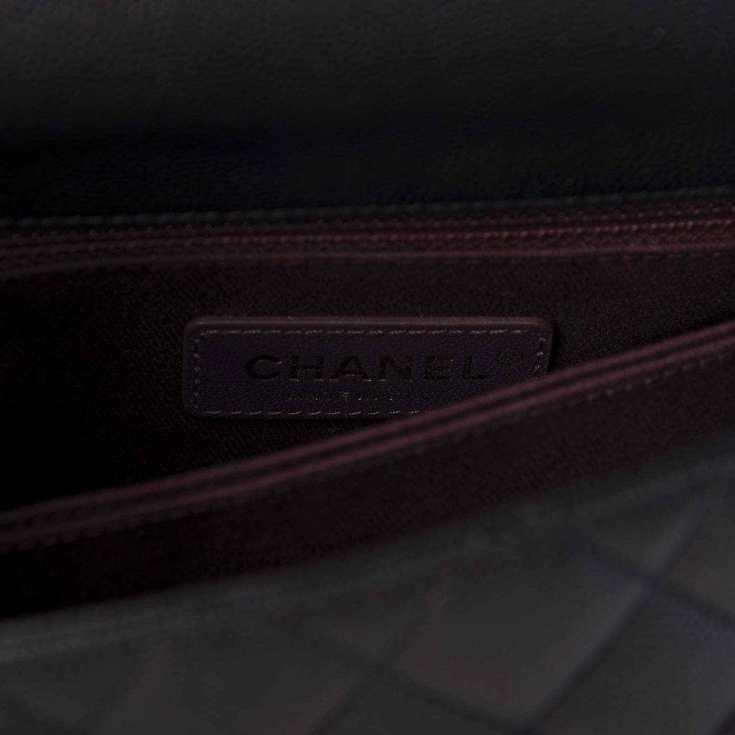 Caviar Quilted Mini Coco Handle Flap Black