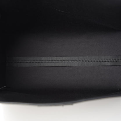 Fendi Glazed Fabric Vitello Century FF 1974 Stamp Patch Mini Peekaboo Defender Cover Mogano Panna Black 5 of 7