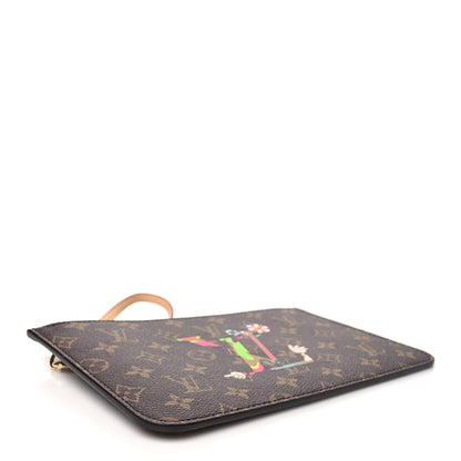 Louis Vuitton LV X TM Monogram Flowers Neverfull Pochette 4 of 7