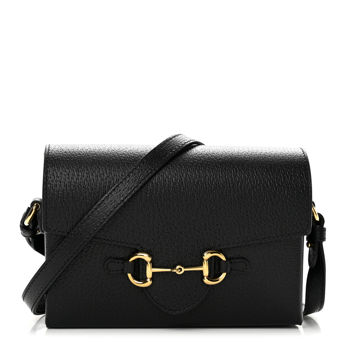 Gucci Calfskin Horsebit 1955 Shoulder Bag Black 1 of 11
