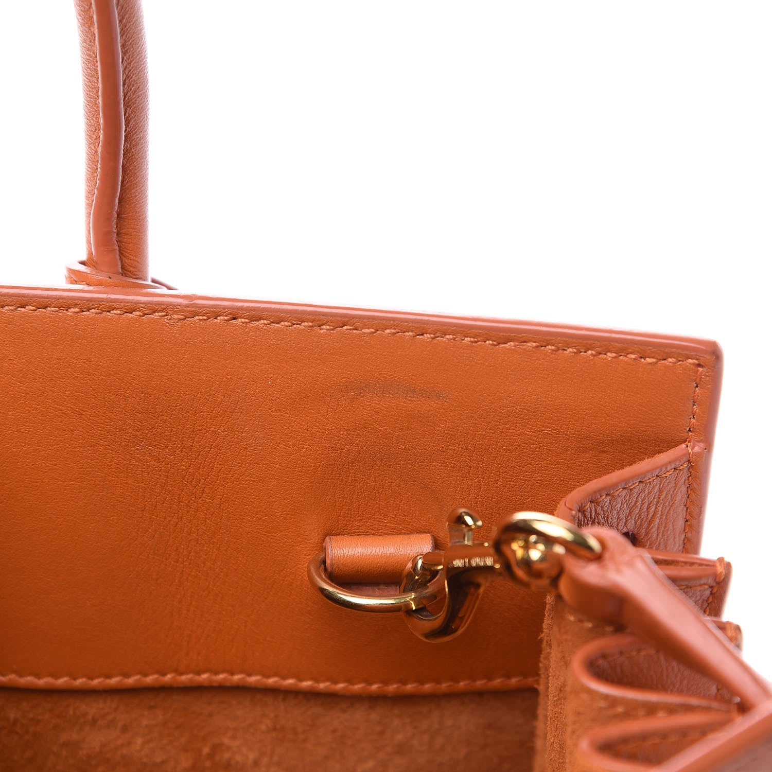 Saint Laurent Calfskin Baby Sac De Jour Orange 10 of 13
