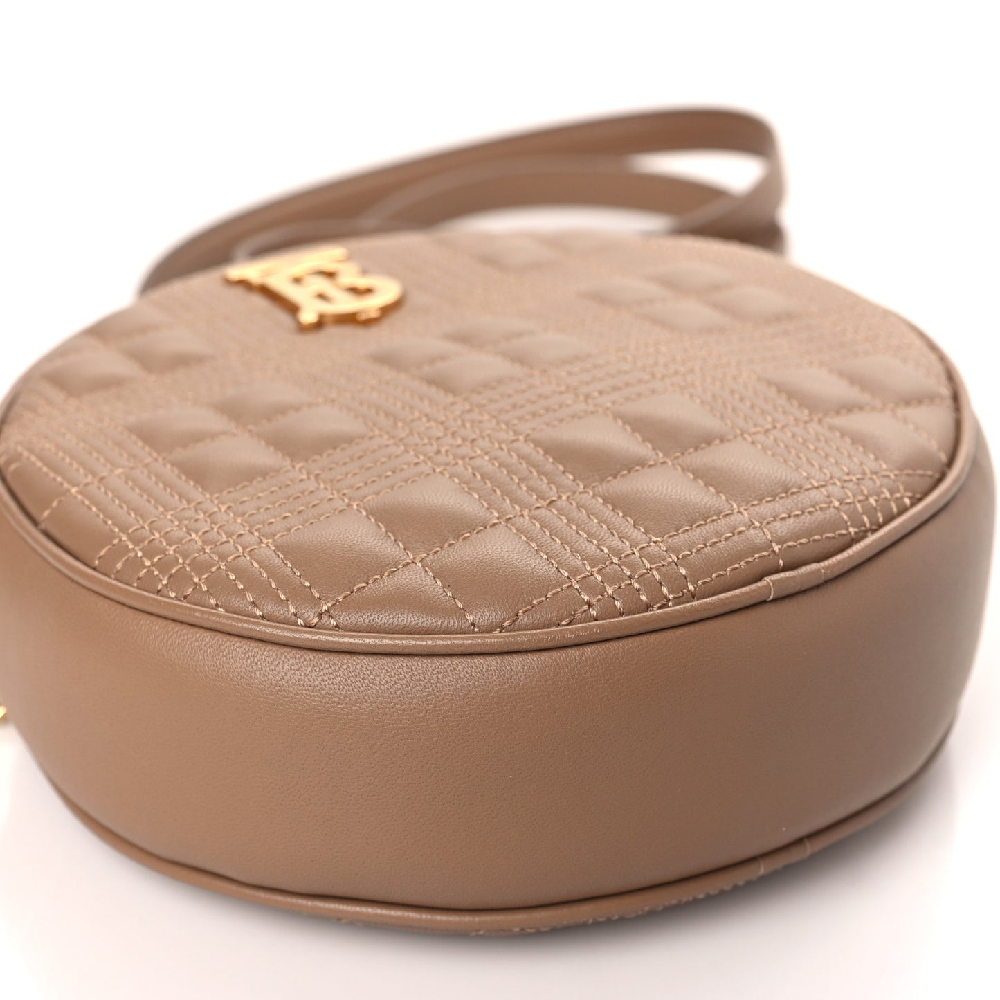 Lambskin Quilted New Louise Bag Camel