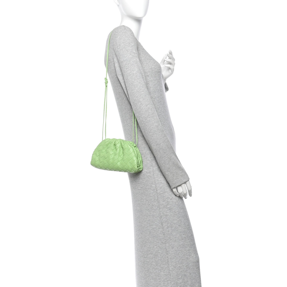 Bottega Veneta Nappa Intrecciato The Mini Pouch Pistachio 2 of 10
