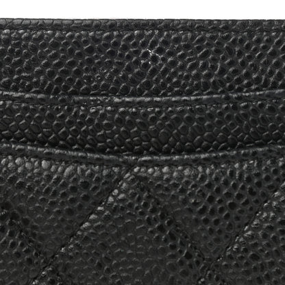 Chanel Caviar Quilted Card Holder Black 10 of 10