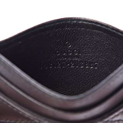 Gucci Calfskin Matelasse GG Marmont Card Holder Black 5 of 7