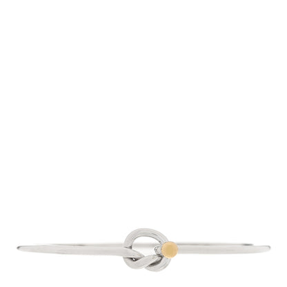 Tiffany Sterling Silver 18K Yellow Gold Knot Bracelet 1 of 3